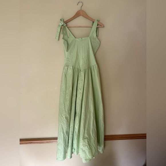 Anthropologie Peixoto Harlow Sleeveless Drop-Waist Maxi Dress Mint Green - Picture 11 of 15